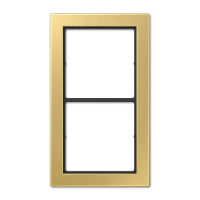 JUNG Рамка 2-кратная, латунь Classic