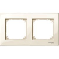 SE Merten SM M-Plan Беж глянец Рамка 2-ая