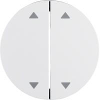 Berker R.1, R.3, R.8 Полярно-белый Клавиша 2-ая с оттиском "Стрелки"