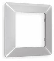 Рамка ALFA Line (Серебро глянец) 1-ая AF110401