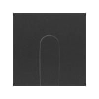 Simon 100 Черный матовый  Накладка широкого вывода кабеля