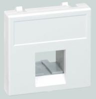 Simon Connect Белый Адаптер на 1 конектор RJ45 SimonConnect, AMP(S110,SL110,SLt),Brand-Rex,RIT, 45х45мм