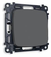 Комплект механизма 1-клавишного перекрестного выключателя OMEGA MO901030 Графит мягкое касание QUANT