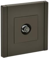 IEK FORTE&PIANO Серый Розетка TV оконечная FP328