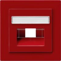 Gira Накладка 50*50 мм для розеток UAE/IAE с полем для надписи