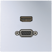 JUNG HDMI / VGA, алюминий