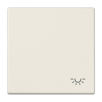 JUNG LS 990 Бежевая Клавиша 1-ая с символом ОСВЕЩЕНИЕ