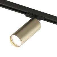 DK6202-BG Трековый светильник IP 20, 15 Вт, GU10, матовое золото с черным, алюминий