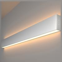 Линейный светодиодный накладной двусторонний светильник 78см 30Вт 3000К матовое серебро 101-100-40-78 Elektrostandard Grand a041477