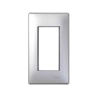 Simon Cima 500 Алюминий Рамка с суппортом на 1 модуль, 164х30х94мм, 9мм