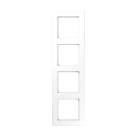 JUNG A creation Белая Рамка 4-ая