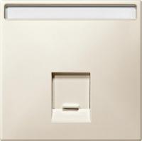 SE Merten SD Беж Накладка розетки ТЛФ/комп 1-ой прямой (термопласт)