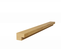 Торцевая рейка 25х19х1350мм, МДФ, дуб медный