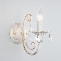 Бра с хрусталем 3305/1 белый с золотом Eurosvet Alda