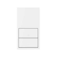 Simon 100 Черный матовый  Кит 2 поста, фронт. 1 рамка вертикальная + 2 клавиши выключателей