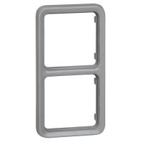 Legrand Plexo Серый Монтажная коробка 2-ая вертикальная PG