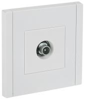 IEK FORTE&PIANO Белый Розетка TV проходная FP229