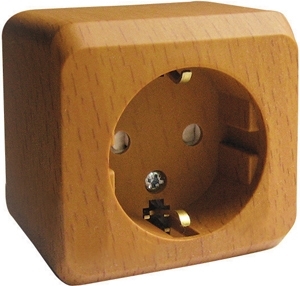 SE Этюд наруж Дача Темный бук Розетка 1-ая с/з со шторками