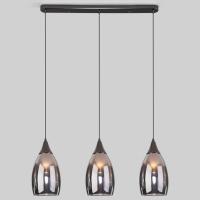 Подвесной светильник со стеклянными плафонами 50285/3 черный жемчуг Eurosvet Cosmic