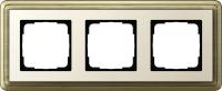 Gira ClassiX Бронза/Кремовый Рамка 3-ая