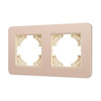 Arlight Рамка алюминиевая FRM-AKIRY-SFAL-2-GD (-)