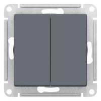 Systeme Electric AtlasDesign Грифель Переключатель 2-клавишный перекрестный, 2 x сх. 7, 10АХ, механизм