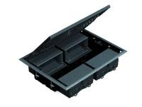 Simon Connect Серый Люк на 4 Cima-модуля 45х45 мм,горизонт.подключ., глуб. 69 мм