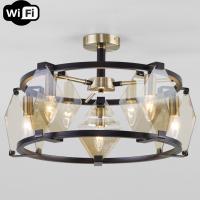 Умный потолочный светильник 60126/5 черный Eurosvet Aragon Умный потолочный светильник 60126/5 черный Eurosvet Aragon