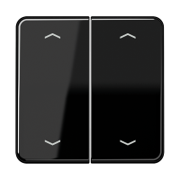 JUNG Клавиши для сдвоенной кнопки BCU черные