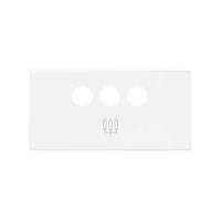 Simon 100 Белый матовый  Накладка розетки 3RCA