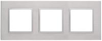 ЭРА 14-5203-03 Elegance Алюминий/алюм Металл Рамка 3-ая