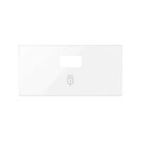 Simon 100 Белый глянец Накладка зарядного устройства USB SmartCharge