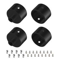 Arlight Заглушка WPH-FLEX-D22-360deg BLACK ALU с отверстием (Металл)