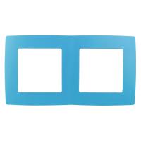 ЭРА 12-5002-28 Голубой Рамка на 2 поста, 12