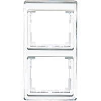 JUNG SL 500 Белая Рамка 2-ая вертикальная