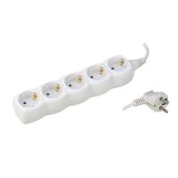 Simon Brico Белый Удлинитель на 5 розеток Schuko, кабель 1.5м