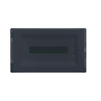 Legrand Practibox Распределительный бокс скрытого монтажа IP40 IK07 1 рейка 18М с клеммиком заземления прозрачная дверь