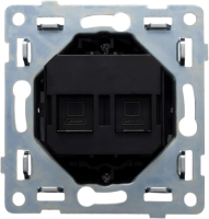 Donel Механизм компьютерной розетки 2-й RJ45 cat.6/ClassE, серия N96 Collect, DTM16600