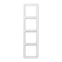 JUNG CD Белая Рамка 4-ая ударопрочная ударопрочная