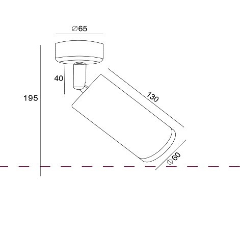 Потолочный светильник C017CW-01CH Maytoni Focus