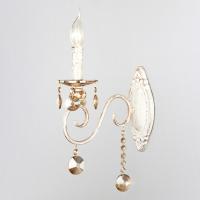 Бра с хрусталем 10104/1 белый с золотом Eurosvet Ravenna Бра с хрусталем 10104/1 белый с золотом Eurosvet Ravenna