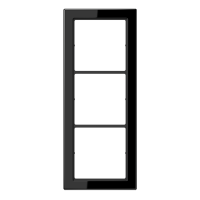 JUNG Рамка 3-кратная черная