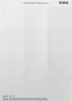 Gira Листы для надписей 69x67 мм