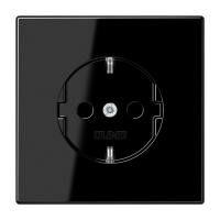 JUNG LS 990 Черная Розетка Schuko 16A, 250V