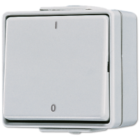 JUNG Выключатель двухполюсный,  для накладного монтажа IP44