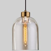 Подвесной светильник с плафоном 50119/1 латунь Eurosvet Tandem