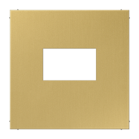 JUNG Плата для USB-зарядных устройств без видимого винта; металл; латунь Classic