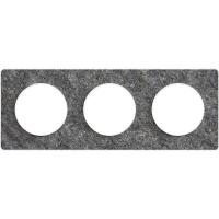 Schneider Electric Odace Черный фосфор/Бел Рамка 3-ая