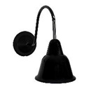 BIRONI Кампана Настенный светильник 1 плафон, черный, черный никель 35/119