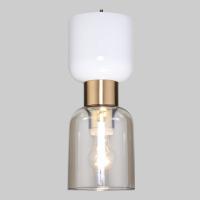 Подвесной светильник с плафоном 50118/1 латунь Eurosvet Tandem